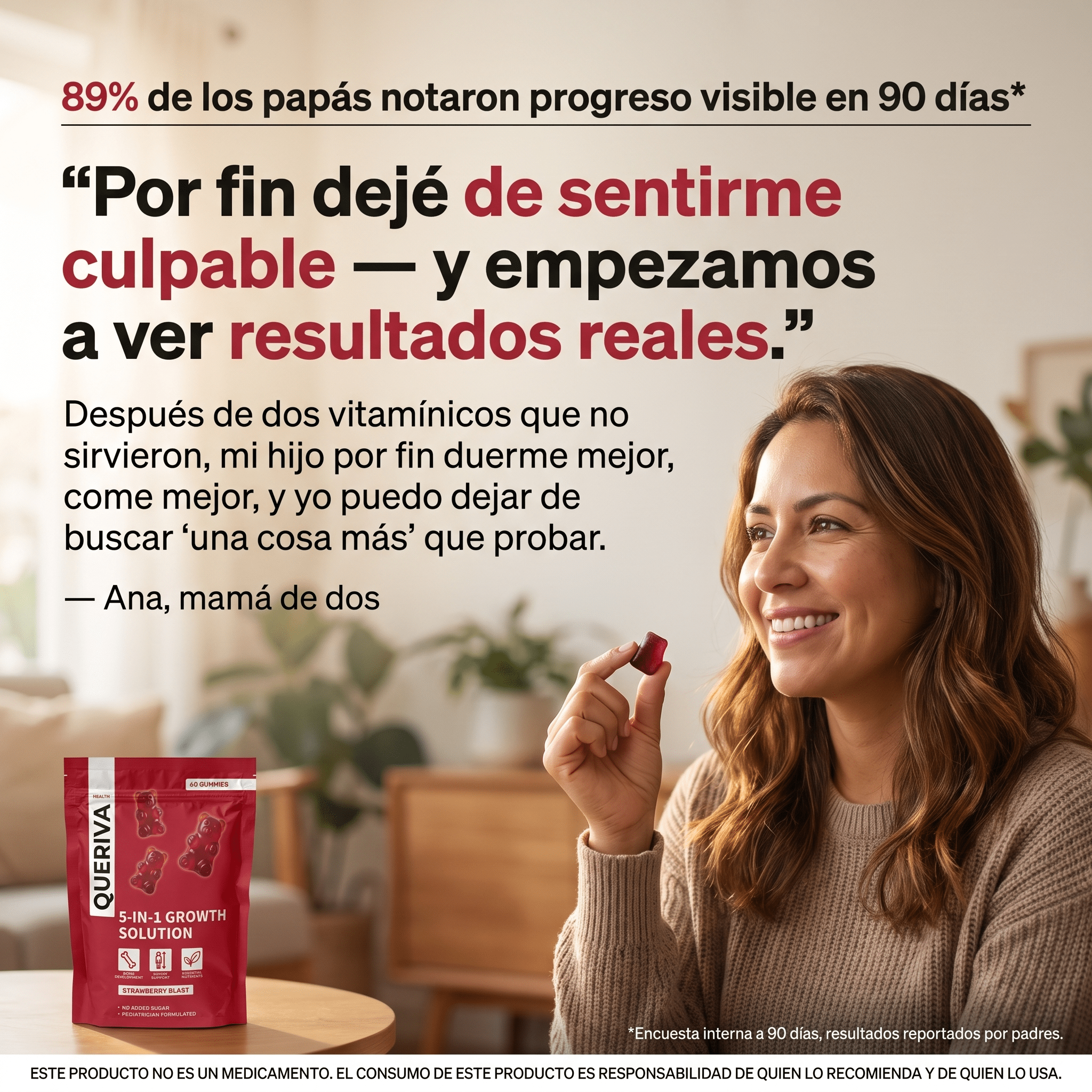Queriva® | Gomitas para el crecimiento