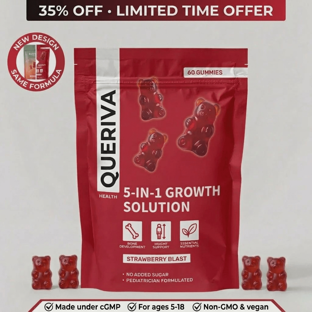 Queriva Kids' Growth Gummies 5-in-1 - 35% off