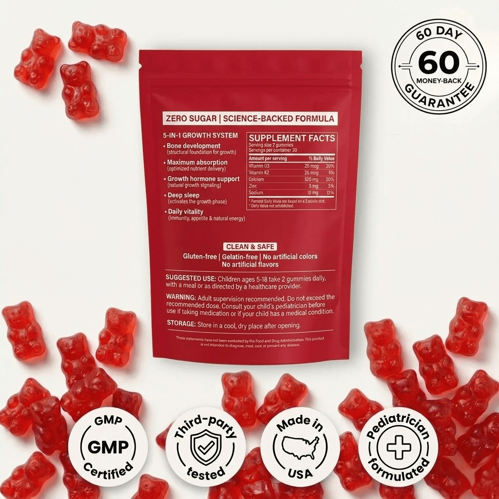 Back of pouch - 60-day money-back guarantee