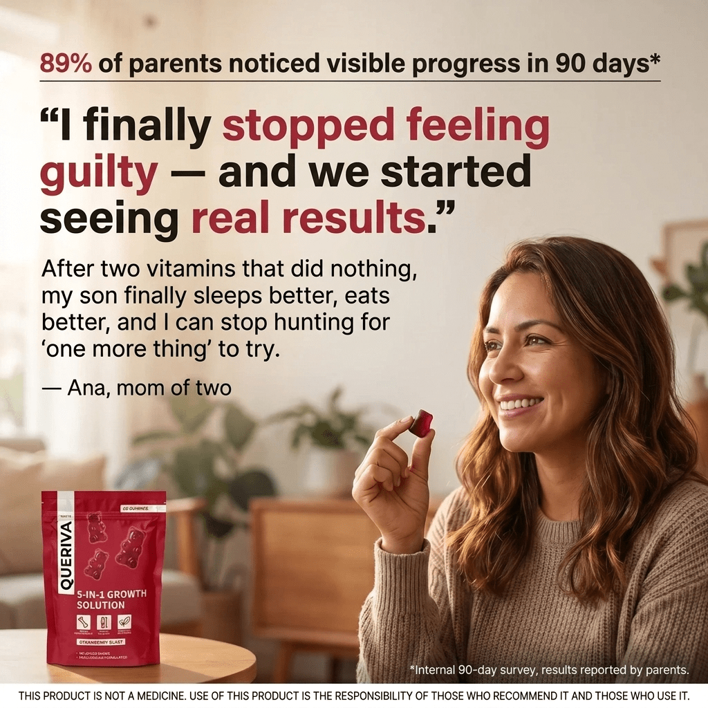 Parent testimonial - visible progress in 90 days